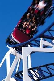 thrill seeking on the rollercoaster releases dopamine which those with ADHD want